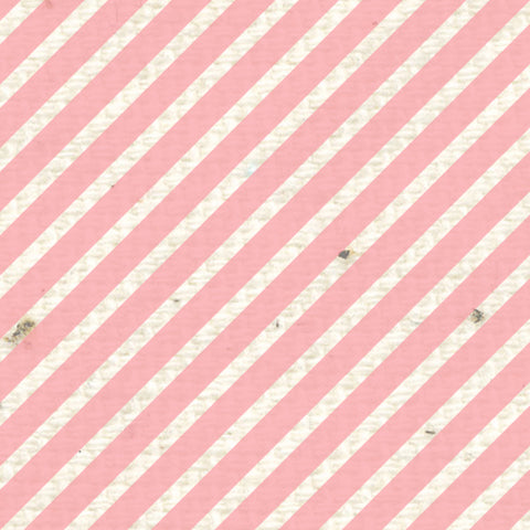 ******* Pink Geranium Diagonal Stripes
