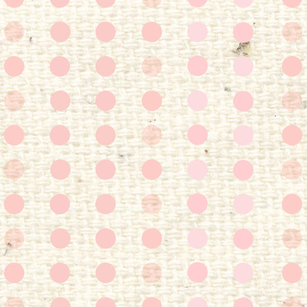 Pink Geranium Watercolor Stacked Dots