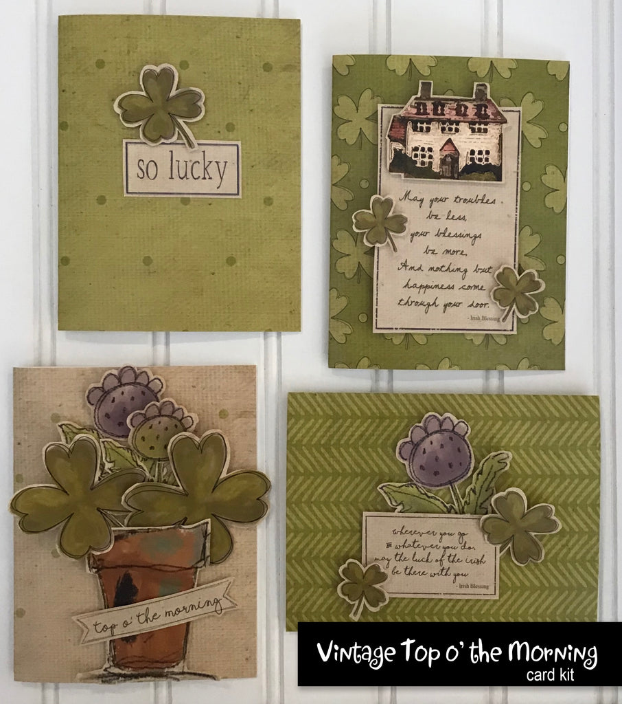 ********Vintage Top o' the Morning Card Kit