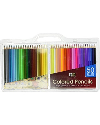 50 Count Colored Pencils