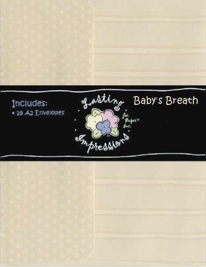 A2 Envelope - Baby's Breath