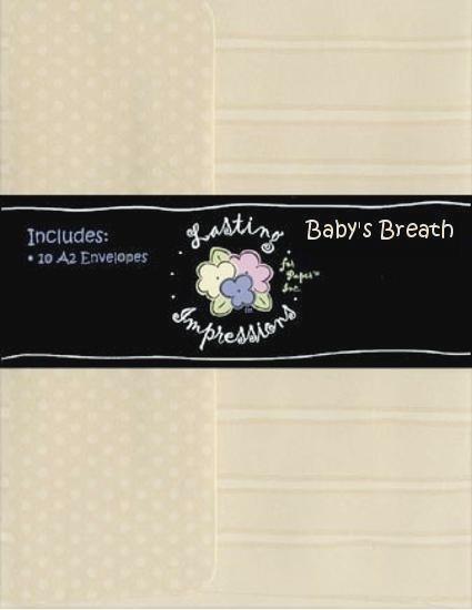 A2 Envelope - Baby's Breath