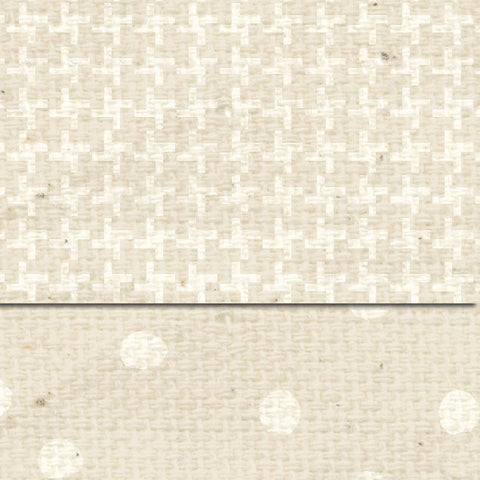 *DSBBMT Baby's Breath Martha Dots & Tweed Double Sided Cardstock