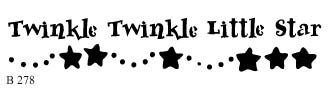 B278 - Twinkle Twinkle