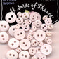 Buttons - Petal Pink