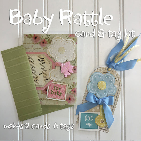 *Baby Rattle Card and Tag Kit – Lasting Impressions for Paper