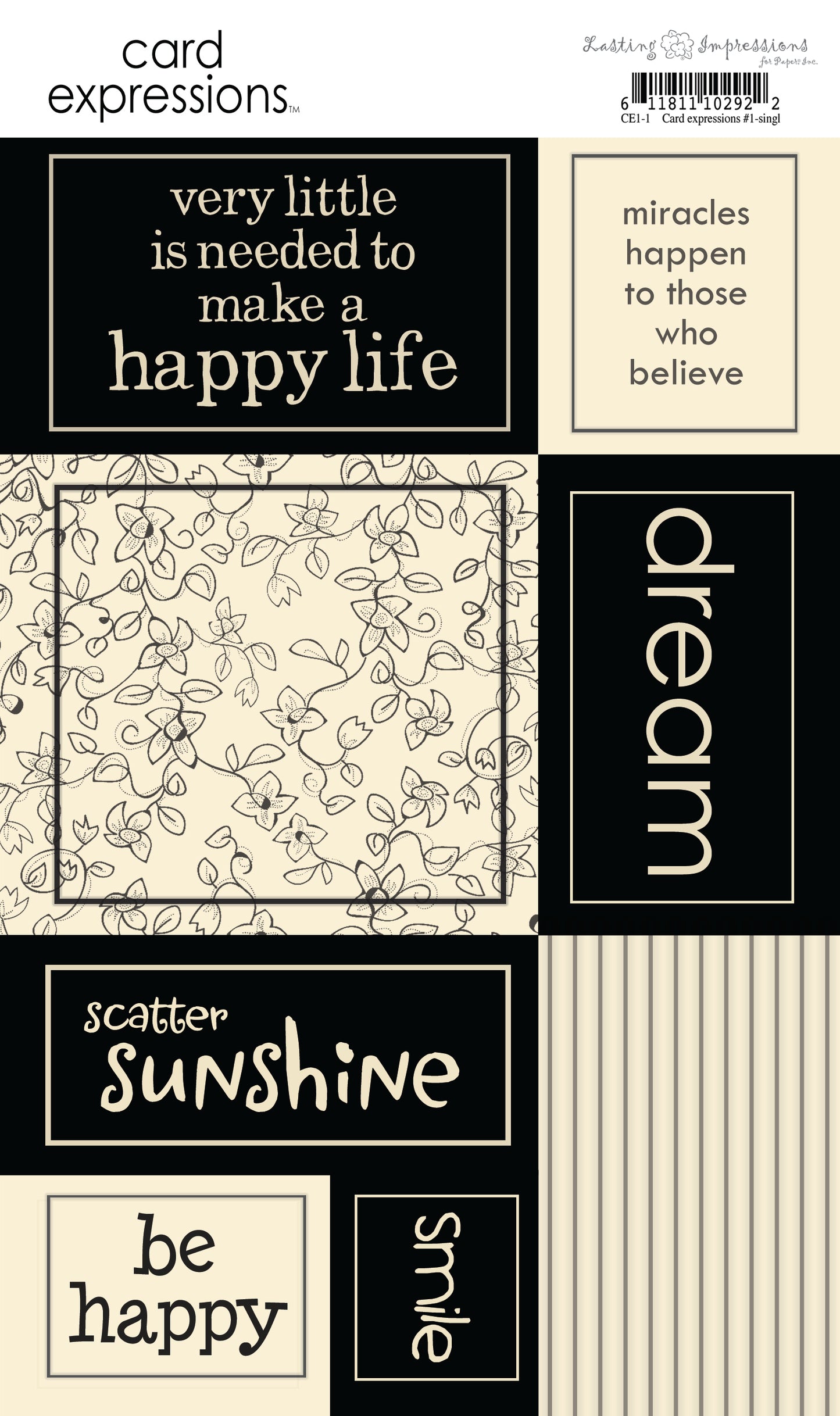 CE01 - SINGLE CARD EXPRESSIONS #1