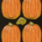 CCO 100 Card Cut Out #100 - Pumpkins on Black