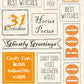 CCO 107 - Card Cut Out #107 - Halloween Sentiments