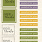 CCO119- Card Cut Out #119 - Repeated Autumn Sentiments