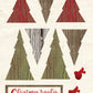 CCO12 - Card Cut Out #12 - Fir Trees on Natural Canvas