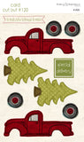 ********CCO120 - Card Cut Out #120 Christmas Truck with Tree