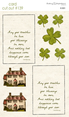 ********CCO139 - Card Cut Out #139 - Irish Cottage