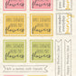 CCO 155 Card Cut Out #155 - April Showers Sentiments