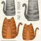 CCO157 - Card Cut Out #157 - Kitty & Friends