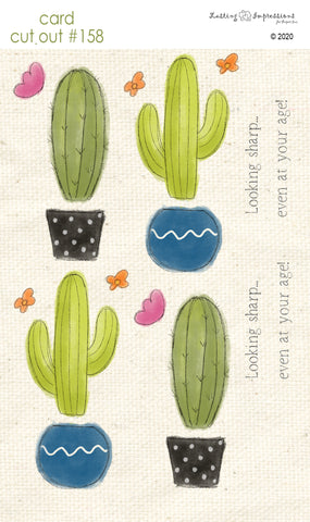 ********CCO158 - Card Cut Out #158 - Looking Sharp Cactus