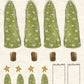 CCO182- Card Cut Out #182 Whimsy Christmas Tree - Small & Med