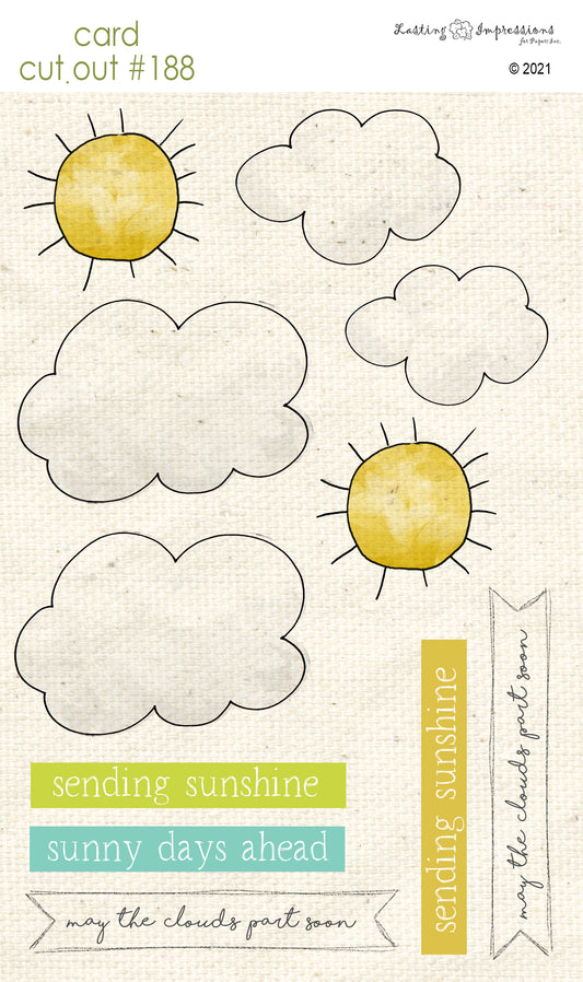 CCO188 Card Cut Out #188 - Sunny Days