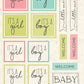 CCO190 Card Cut Out #190 Baby Sentiments
