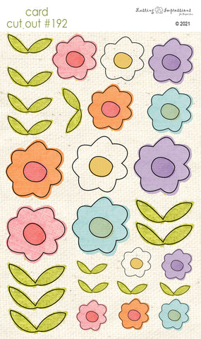 ********CCO192 Card Cut Out #192 Flowers