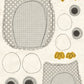 CCO 216 - Card Cut Out #216 - Farley the Owl