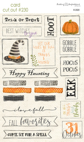********CCO 230 - Card Cut Out #230 - Halloween Sentiments