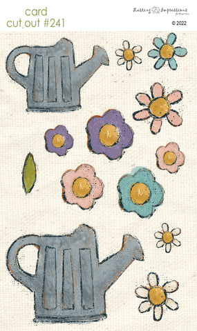 ********CCO 241 - Card Cut Out #241 - Watering Can