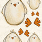 CCO 243 - Card Cut Out #243 White Chick