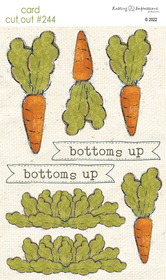 CCO 244 - Card Cut Out #244 - Carrot