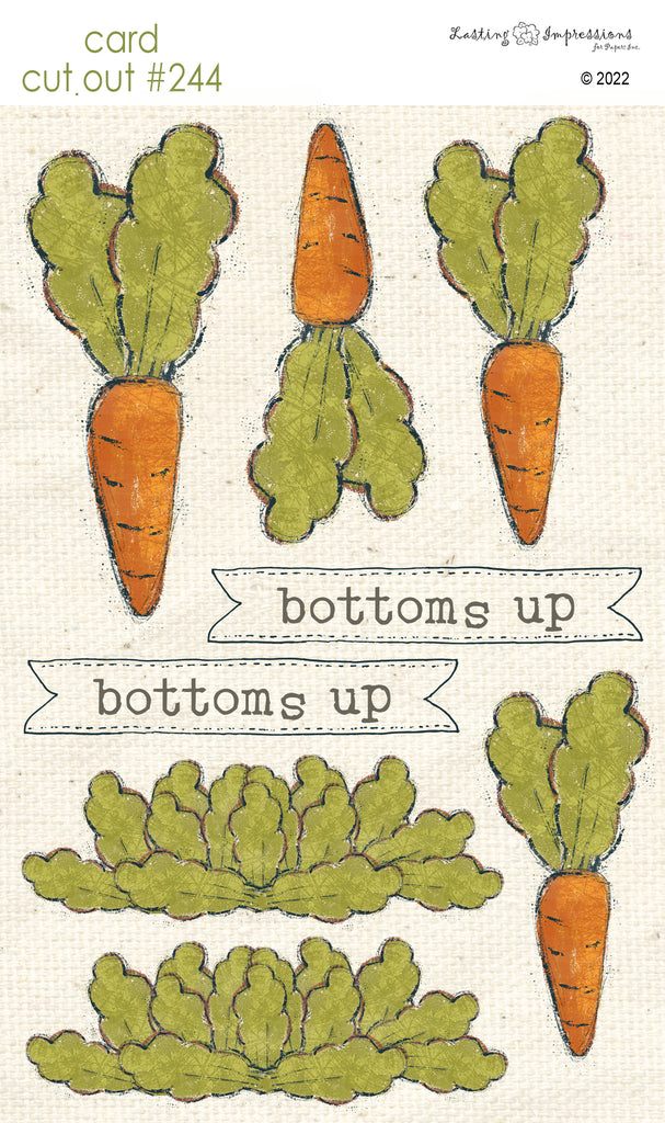 ********CCO 244 - Card Cut Out #244 - Carrot Patch