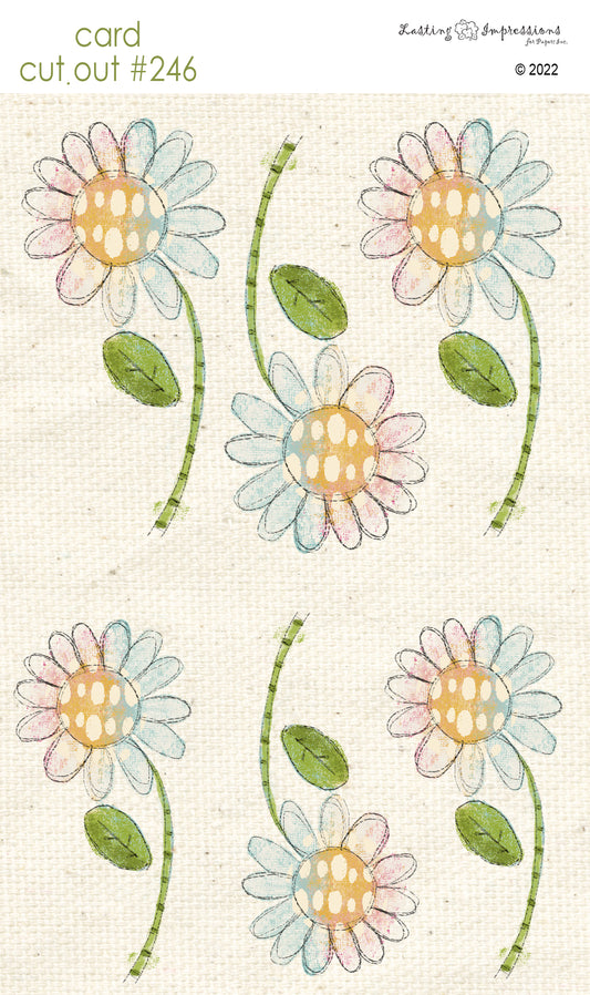 CCO 246 - Card Cut Out #246 - Spring Daisy