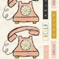 CCO 249 - Card Cut Out #249 - Peaches n Cream Telephone