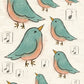 CCO 255 Card Cut Out #255 - Sea Foam Songbird