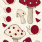CCO 263 Card Cut Out #263 - Red Wagon Toadstools