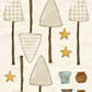 CCO 274 Card Cut Out #274 - Baby's Breath Tall Pines