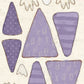 CCO 278 Card Cut Out #278 - Purple Mountains