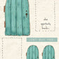 CCO 287 Card Cut Out #287 - Blue Door