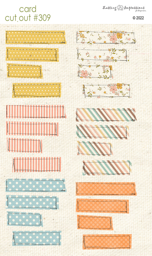 CCO 309 Card Cut Out #309 - Washi Tape