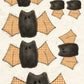 CCO 350 Card Cut Out #350 - Orange Tweed Bats