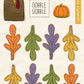 CCO 352 Card Cut Out #352 - Turkey with Leaves