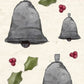 CCO 369 Card Cut Out #369 Silver Christmas Bell