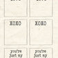 CCO 379  Card Cut Out #379 Typed Messages
