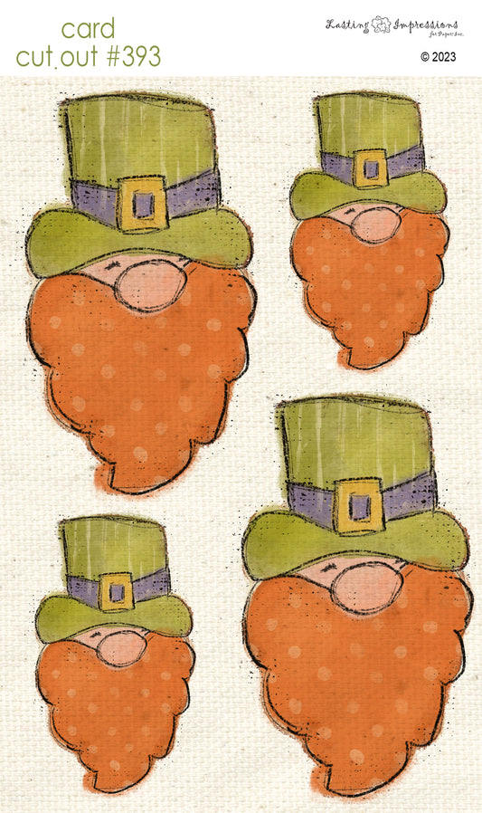 CCO 393 Card Cut Out #393 Leprechaun