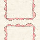 CCO 411 Card Cut Out #411 Pink Cosmos Scalloped Frame