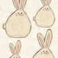 CCO 415 Card Cut Out #415 White Bunny