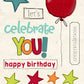 CCO49 - Card Cut Out #49 - Celebrate - Red