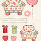 CCO53 - Card Cut Out #53 - Chair - Pink Floral