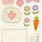 CCO63 - Card Cut Out #63 - Pink Bunny