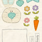 CCO67 - Card Cut Out #67 - Blue Bunny