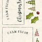 CCO86 - Card Cut Out #86 - Farm Fresh Christmas Trees on Natural